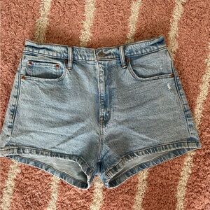 Abercrombie & Fitch “The Mom Short” Jean Shorts